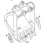 Наконечник зуба 2713-1221A / 713-00057A / K9005347_фото_2